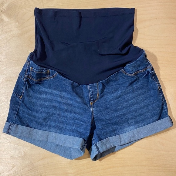 S.O.N.G. Maternity Jean Shorts XL (JW) - Picture 2 of 7